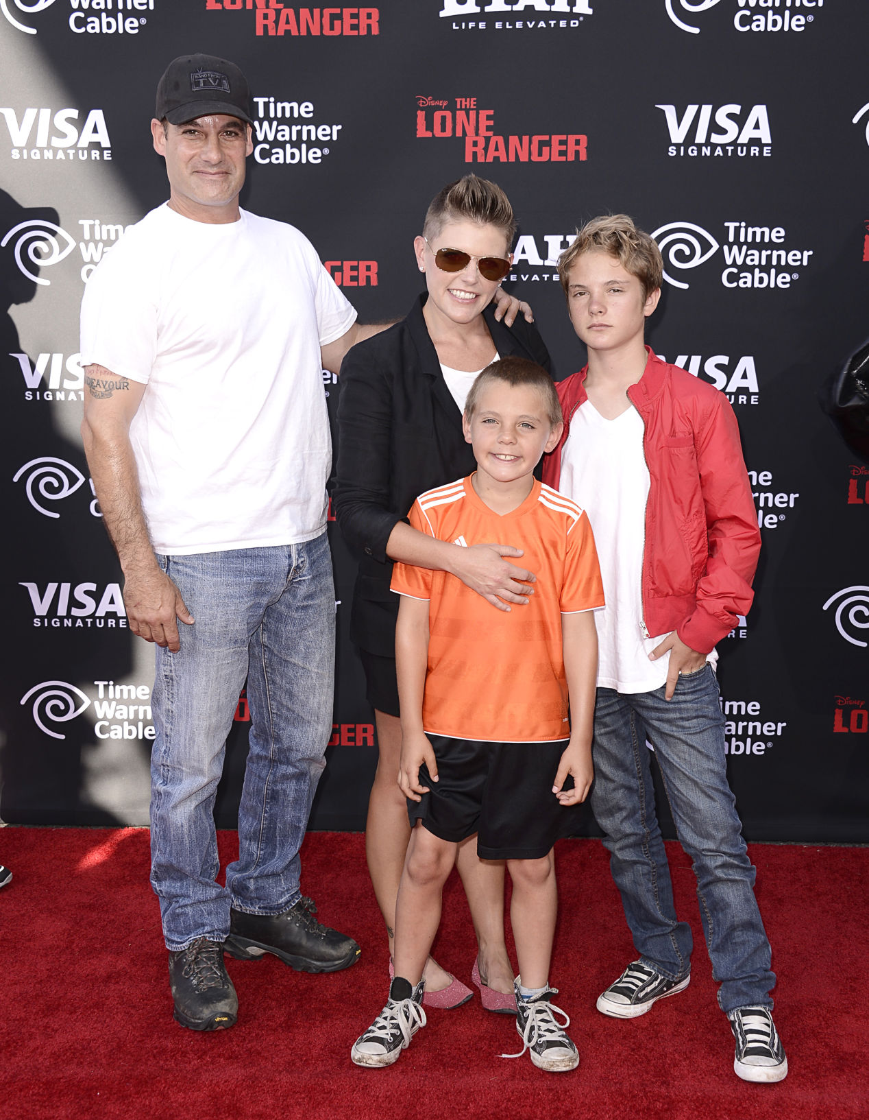 Adrian Pasdar and Natalie Maines